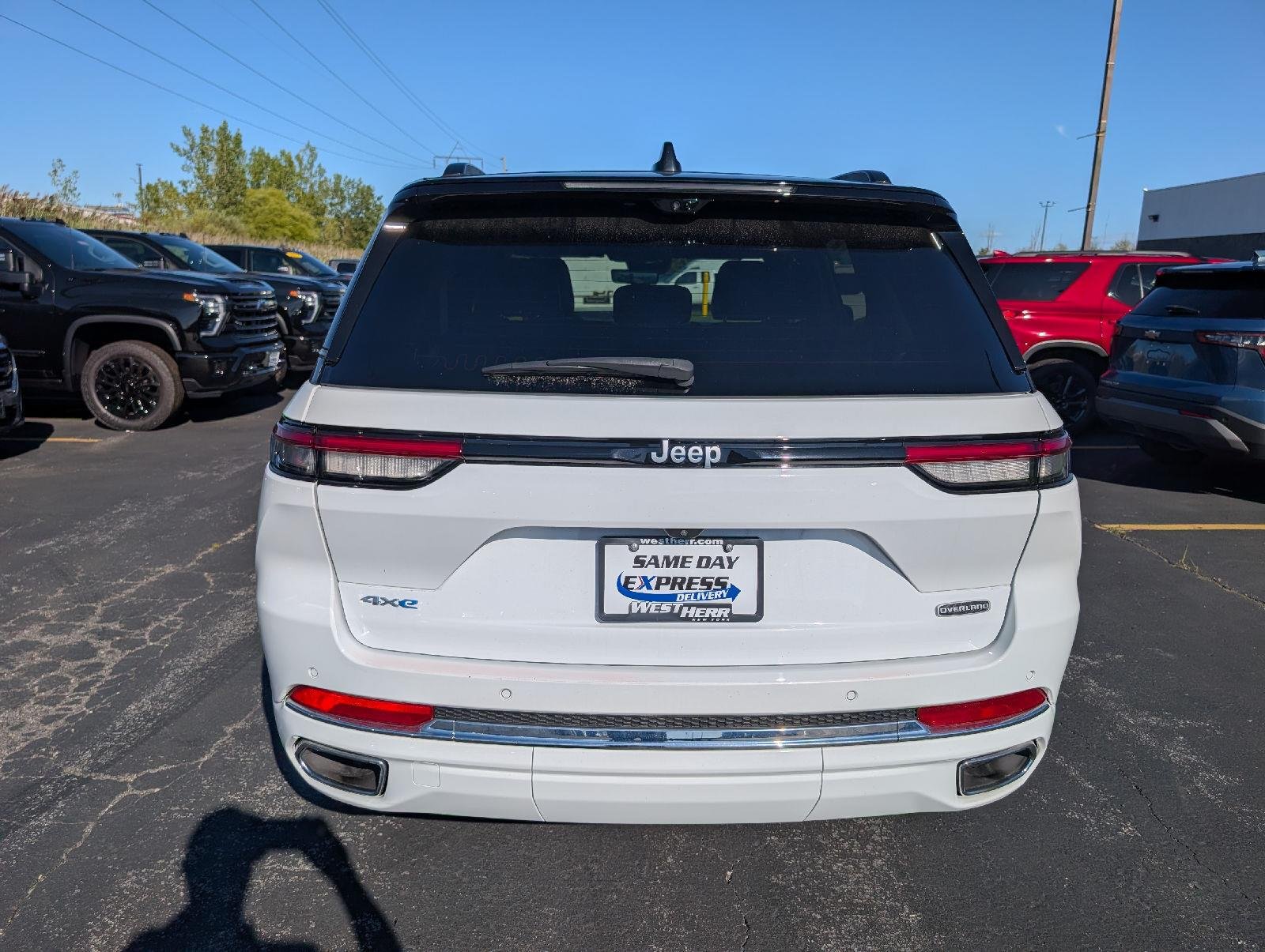 Used 2024 Bright White Clearcoat Jeep Overland image 6