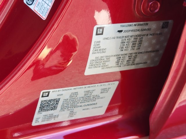 Used 2020 Red Chevrolet LT Trail Boss image 37