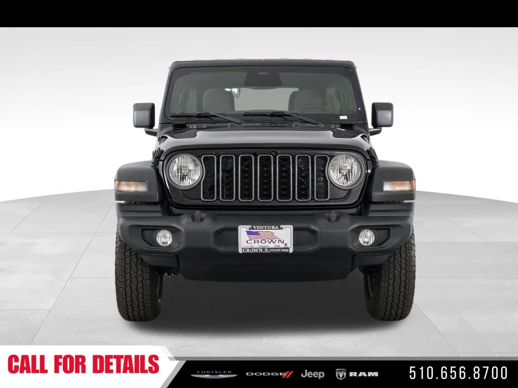 New 2025 Black Clear-Coat Exterior Paint Jeep Sport S image 2