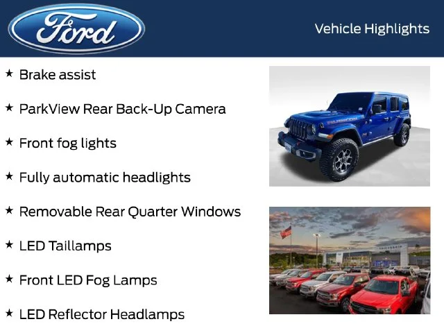 Used 2019 Blue Jeep Unlimited Rubicon image 9