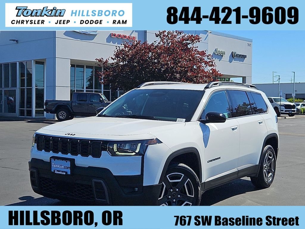 New 2026 Bright White Clear-Coat Exterior Paint Jeep Limited image 1