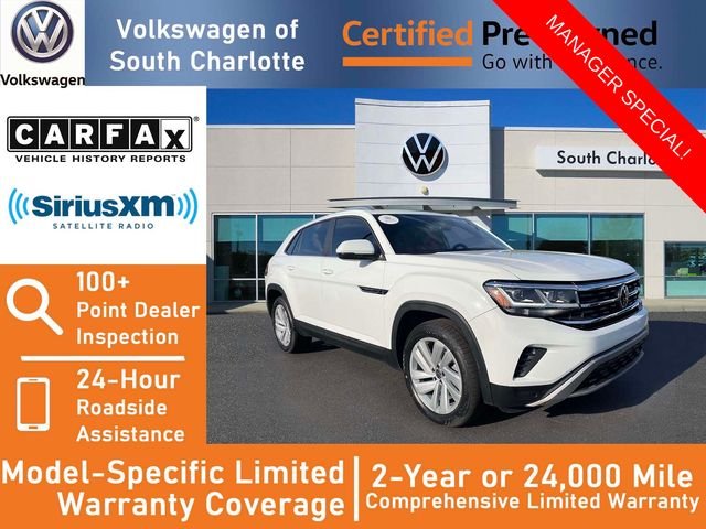 Certified Used 2023 White Volkswagen 3.6L V6 SE w/Technology image 1