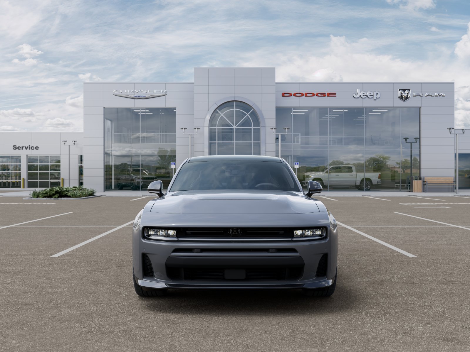 New 2026 Destroyer Gray Exterior Paint Dodge Scat Pack Plus 2-Door AWD image 16