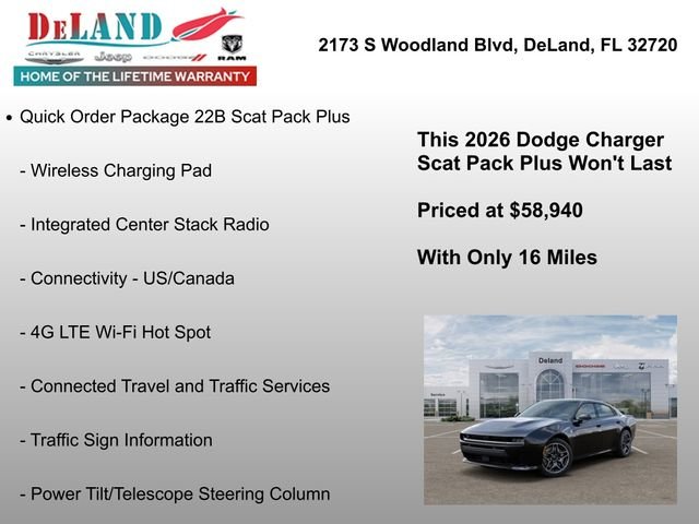 New 2026 Diamond Black Crystal Pearlcoat Dodge R/T Scat Pack image 32