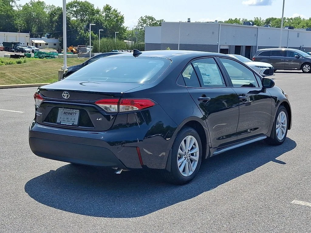 New 2026 Midnight Black Metallic Toyota  LE image 6