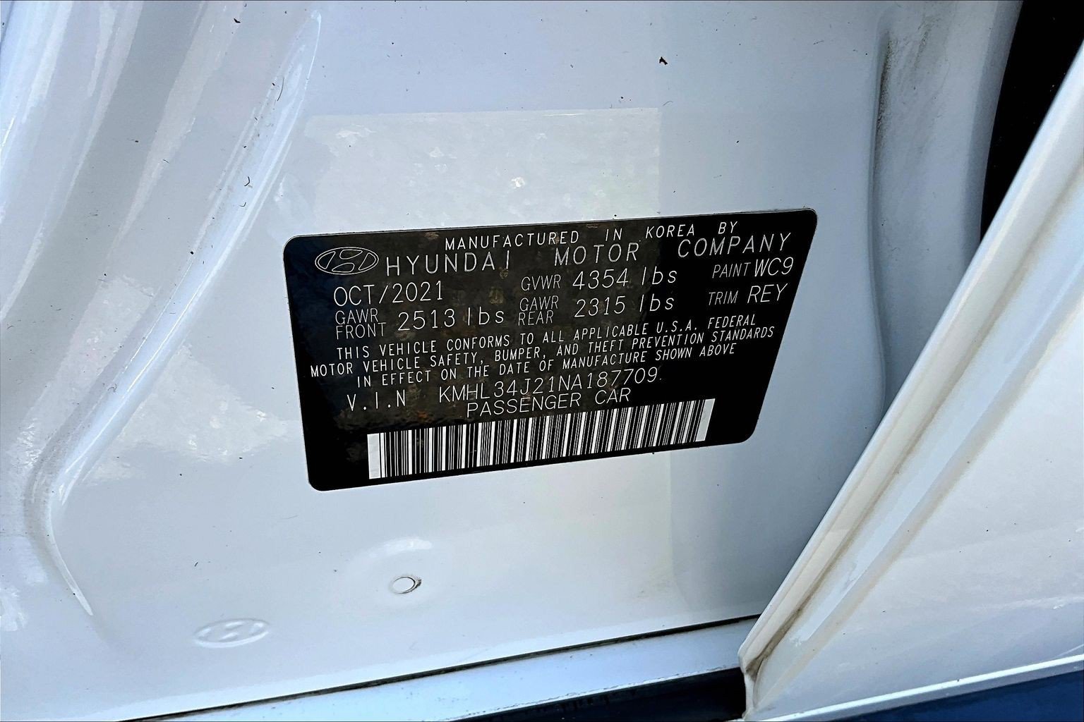 Used 2022 Gray Hyundai Limited image 13