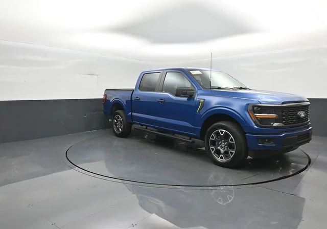 Certified Used 2024 Blue Metallic Ford STX image 2