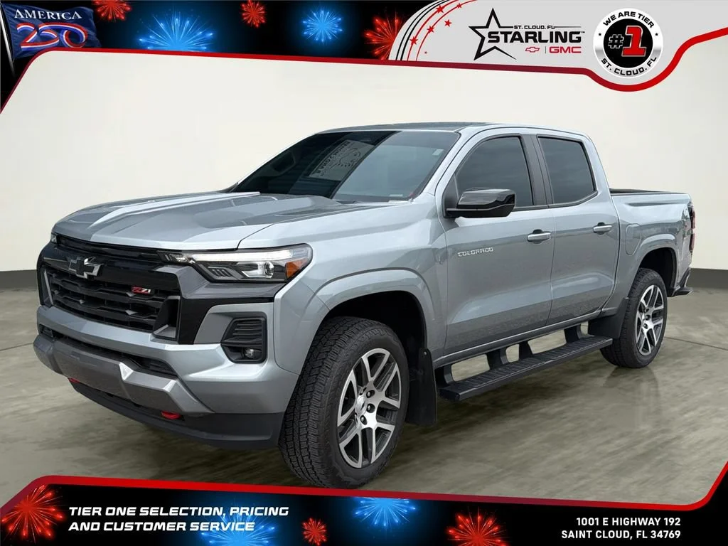 Used 2024 Sterling Gray Metallic Chevrolet Z71 image 1