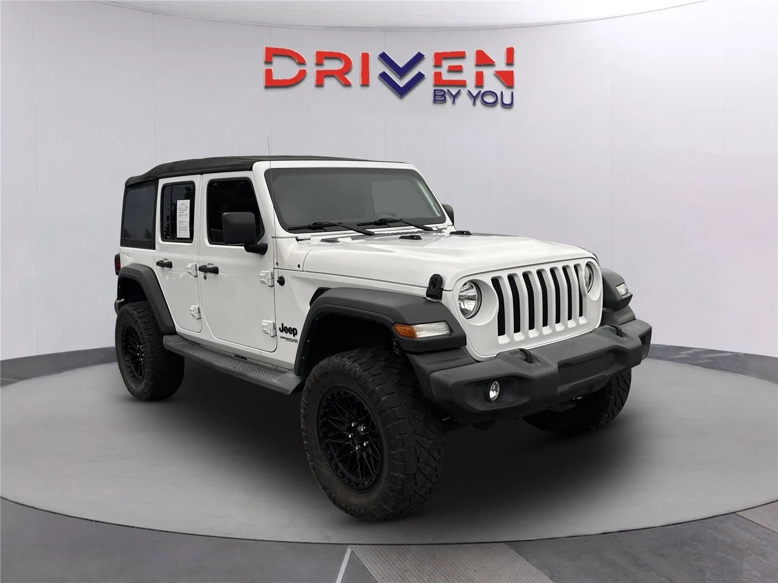 Used 2022 Bright White Clearcoat Jeep Unlimited Sport S image 1