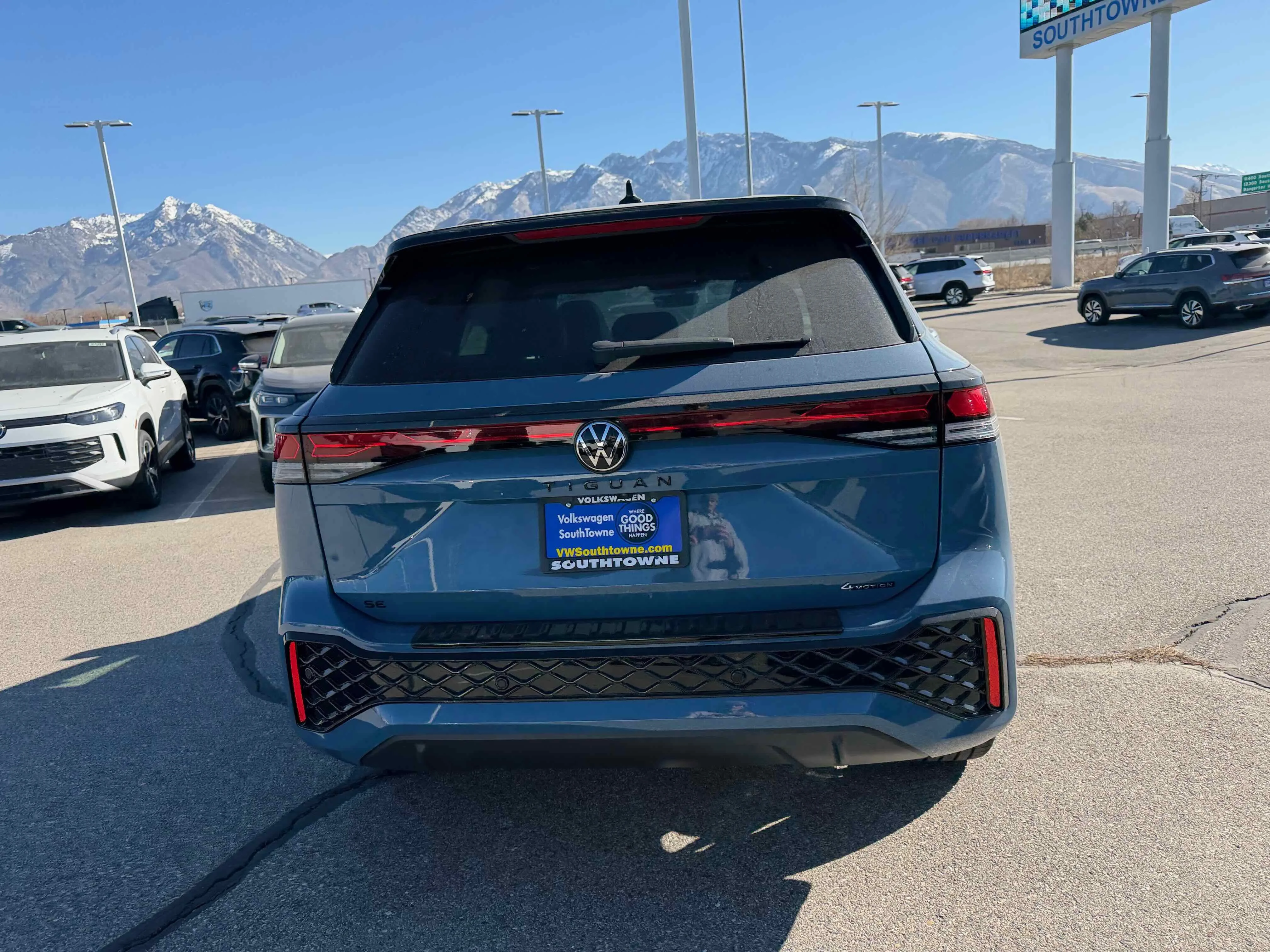 New 2026 Blue Volkswagen SE R-Line Black image 8