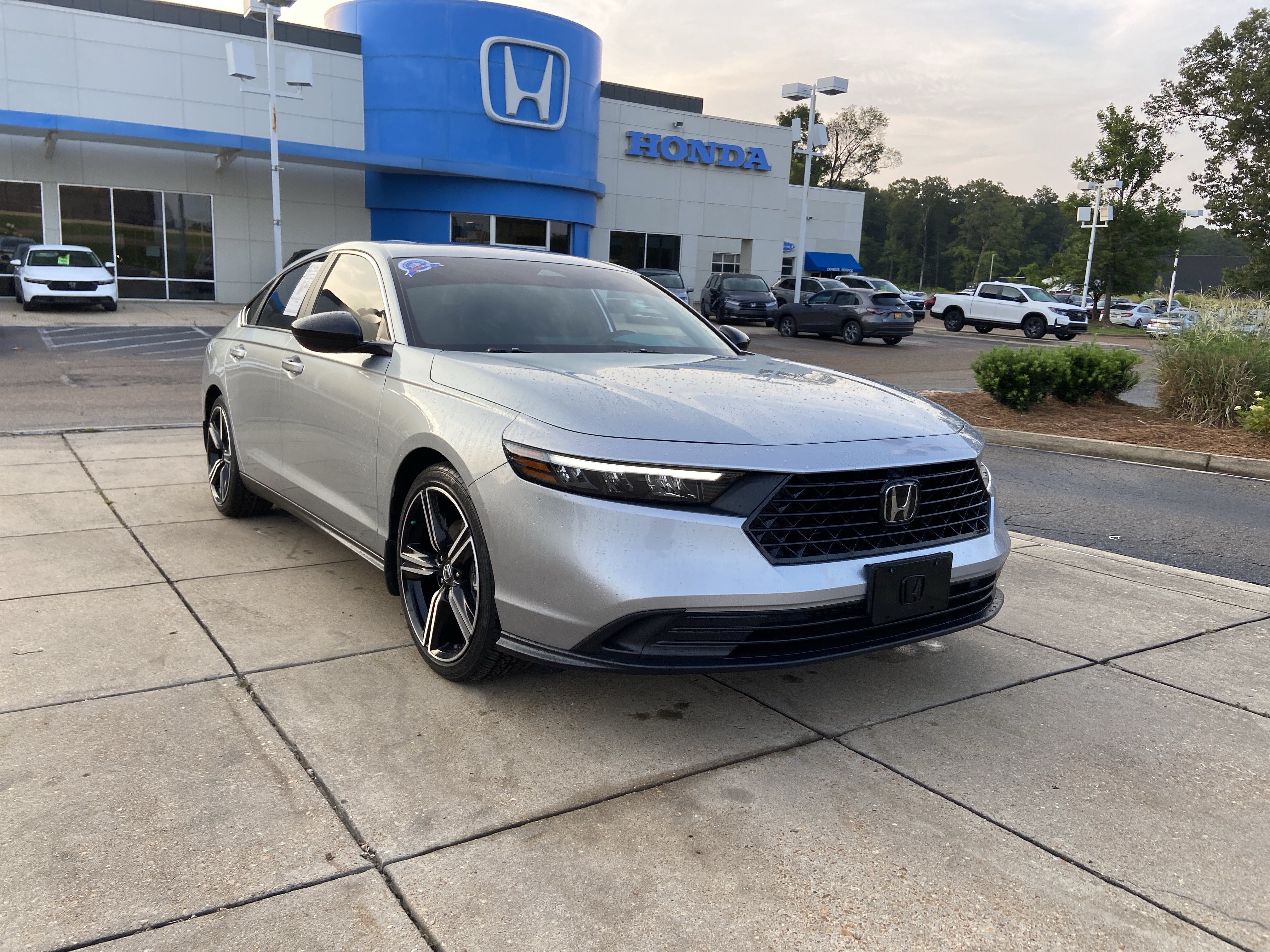 Used 2024 Solar Silver Metallic Honda Sport image 2