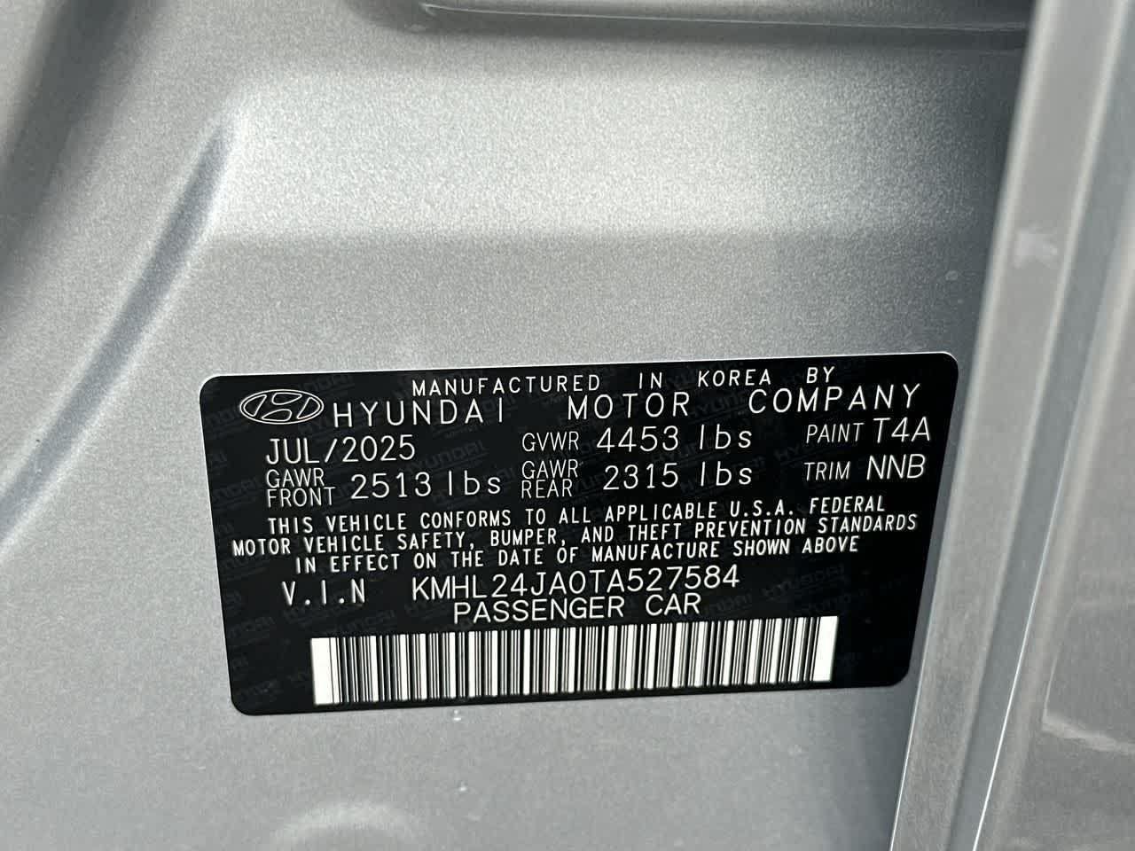 New 2026 Aero Silver Hyundai SE image 58