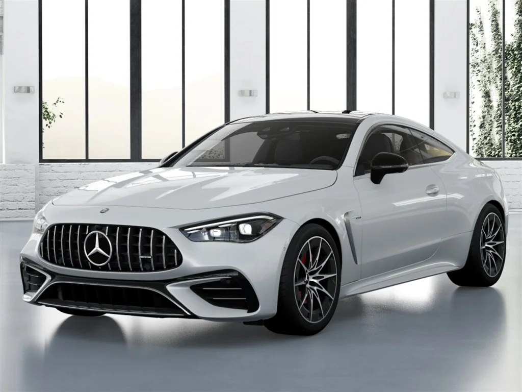 New 2026 MANUFAKTUR Moonlight White Metallic Mercedes-Benz AMG® CLE 53 4MATIC+ Coupe image 1
