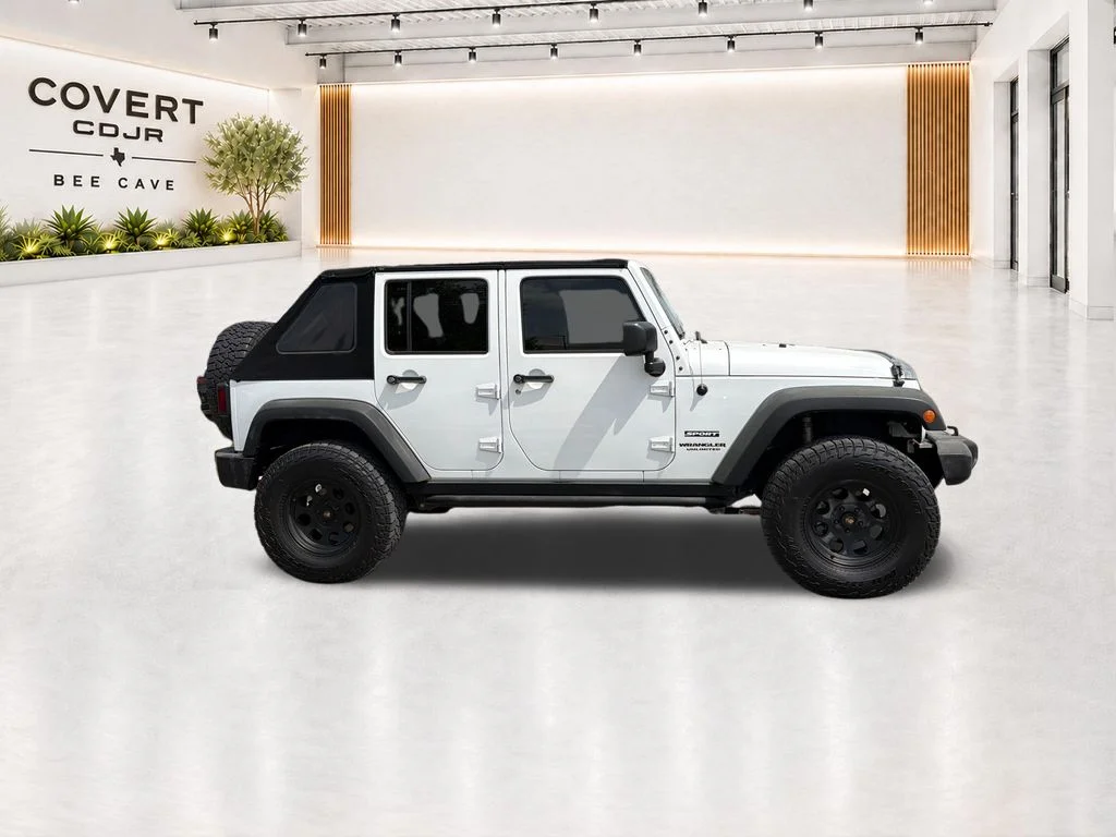 Used 2017 White Jeep Unlimited Sport image 14
