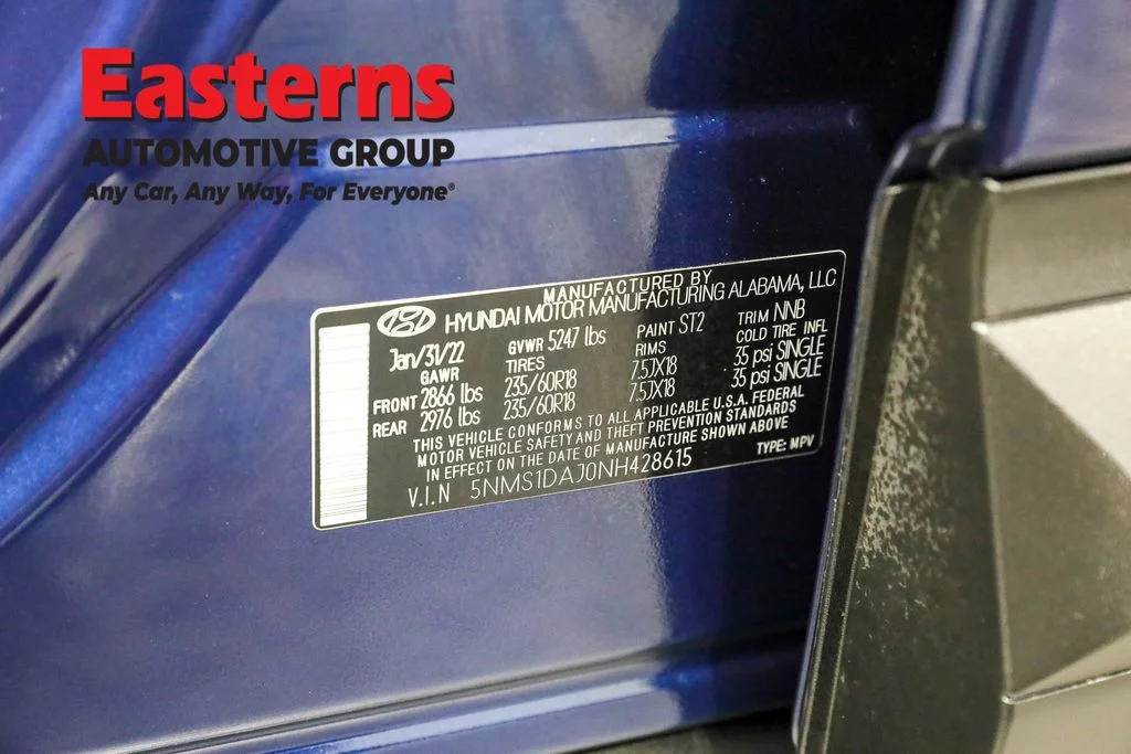 Used 2022 Blue Hyundai SE image 32