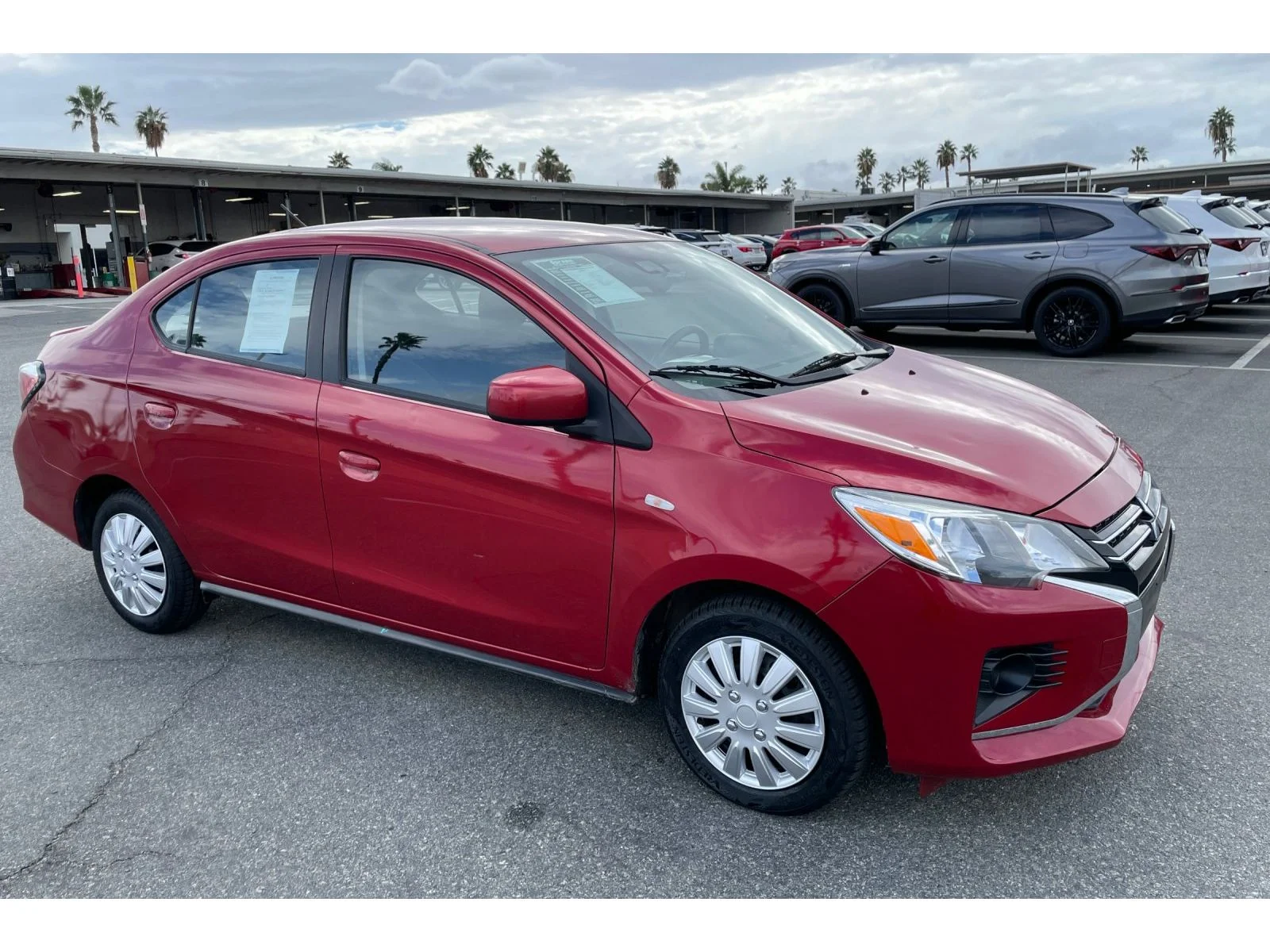Used 2023 Infrared Metallic w/Black Roof Mitsubishi Black Edition image 7