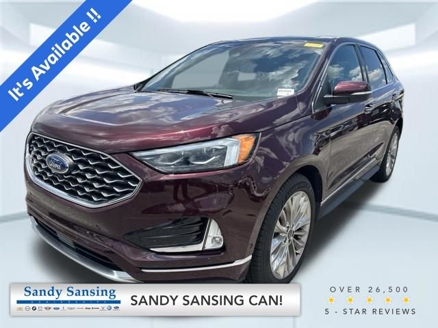 Used 2020 Red Ford Titanium image 1