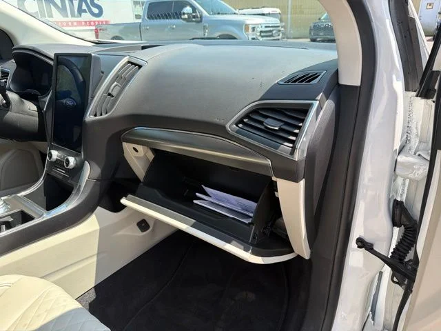 Used 2023 White Metallic Ford Titanium image 34