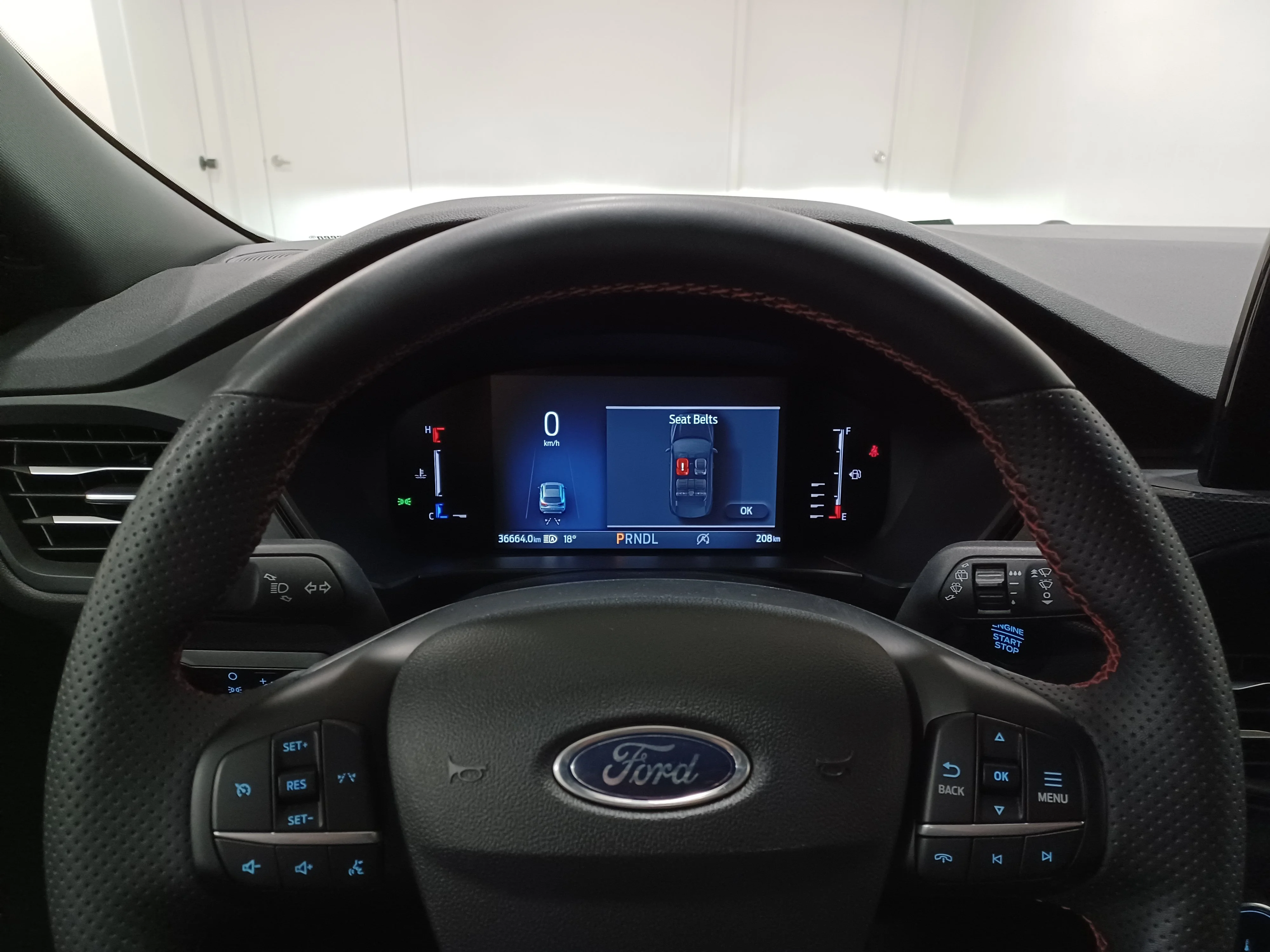 Certified Used 2023 Iconic Silver Metallic Ford ST-Line AWD*Remote Start | Htd Seats | Htd Wheel | Blind Spot Detection | Lane Keep Assist | CarPlay image 13