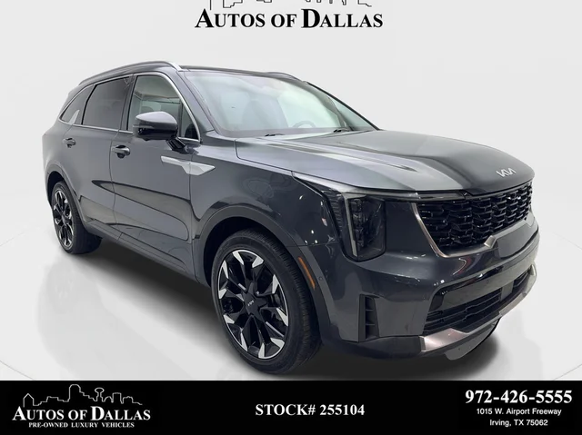 2024 Kia Sorento SX NAV,CAM,PANO,CLMT STS,BLIND SPOT,3RD ROW