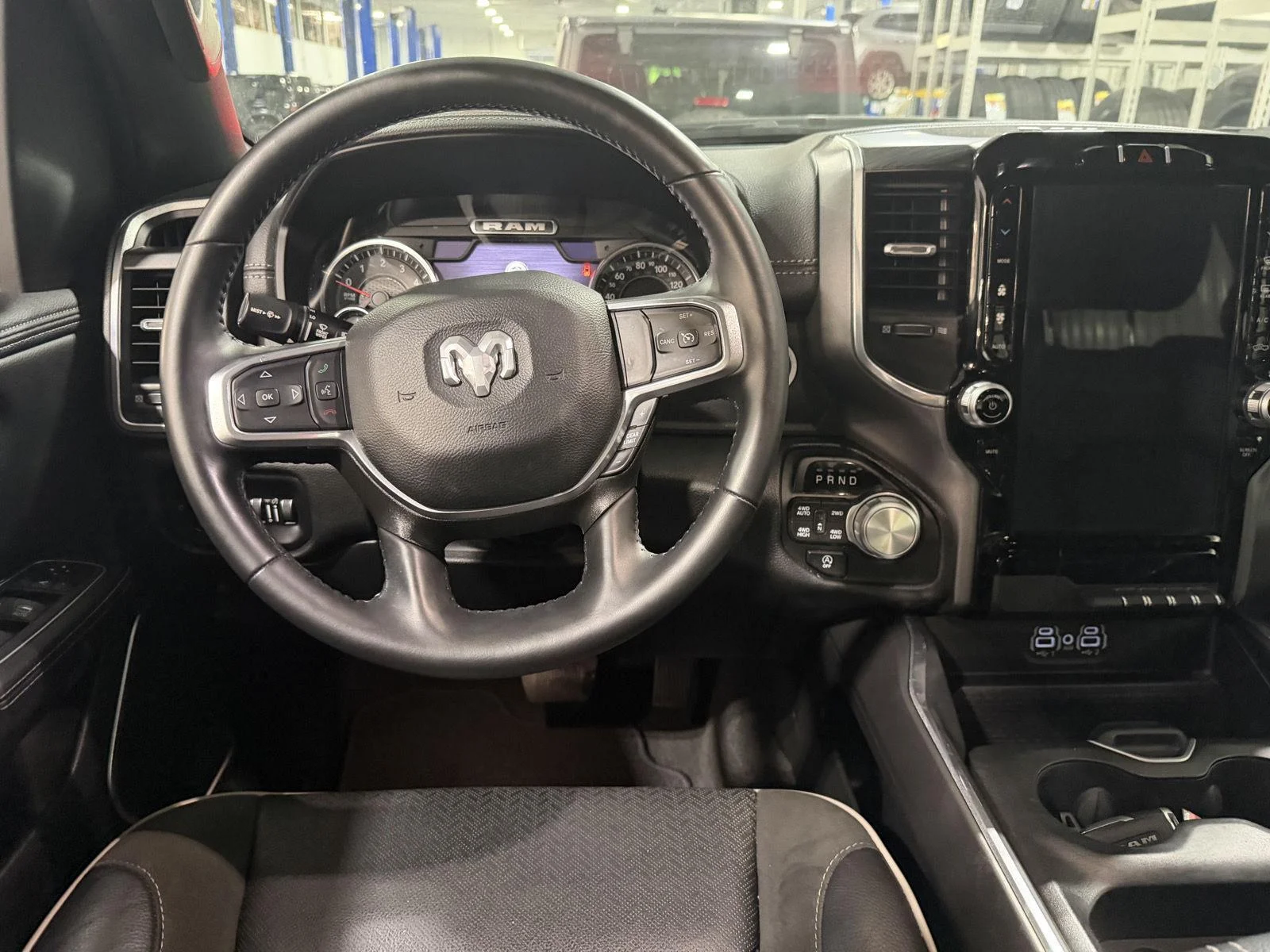 Used 2023 Bright White Clearcoat Ram Laramie image 8