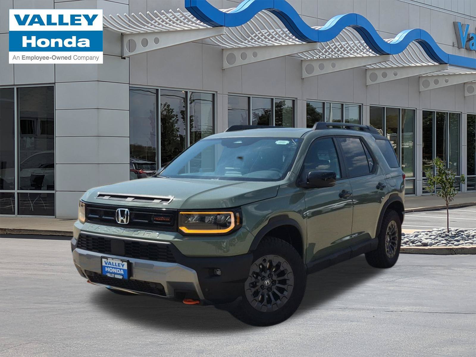 New 2026 Ash Green Metallic Honda TrailSport image 1