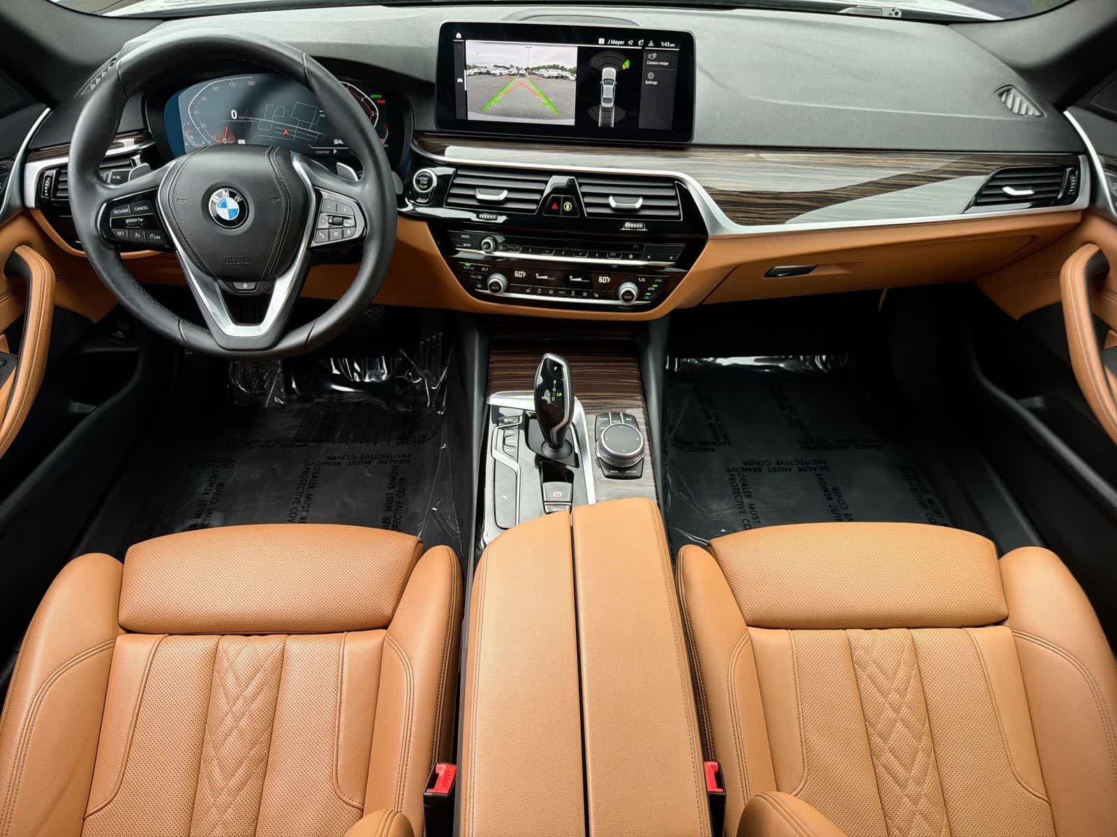 Used 2021 Bernina Grey Amber Effect Metallic BMW 530i xDrive image 16
