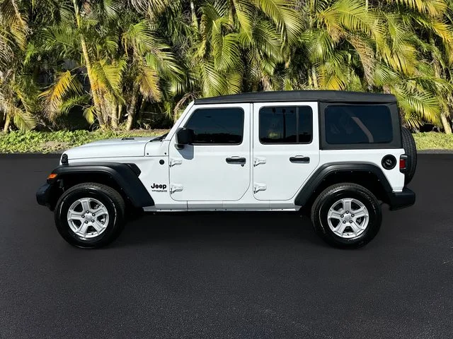 Used 2022 White Jeep Unlimited Sport S image 9