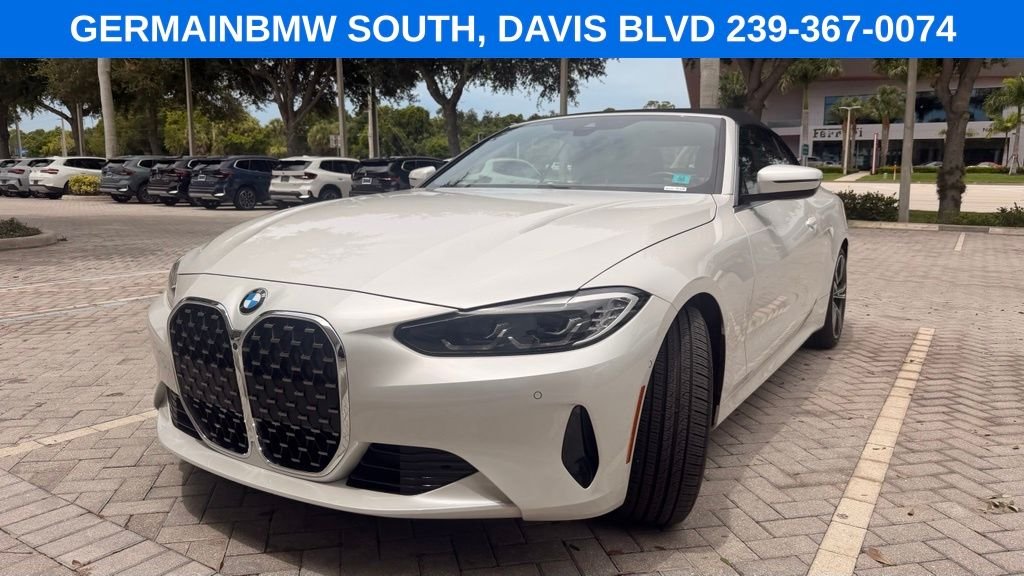 Certified Used 2024 White Metallic BMW 430i image 2
