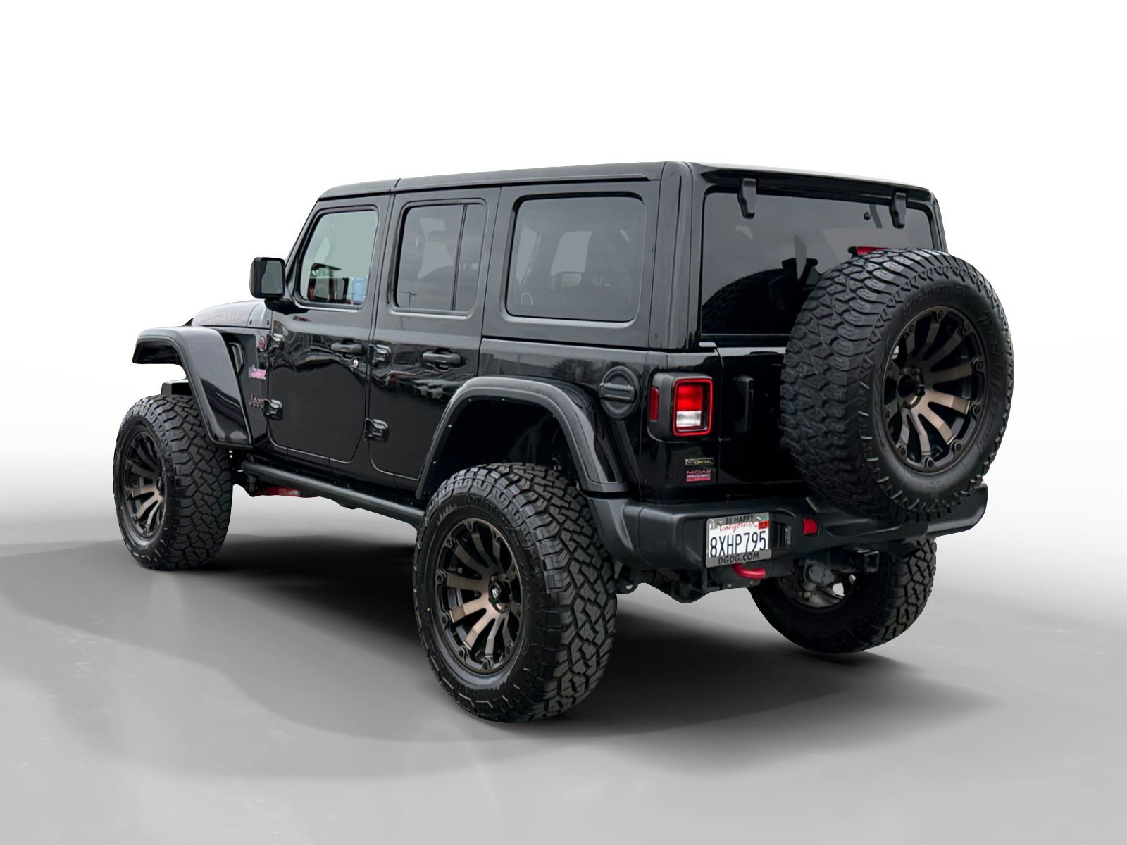 Used 2021 Black Clearcoat Jeep Unlimited Rubicon image 3