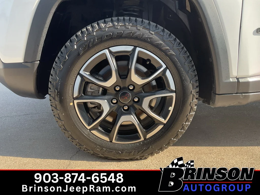 Used 2025 Bright White Clearcoat Jeep Trailhawk image 14
