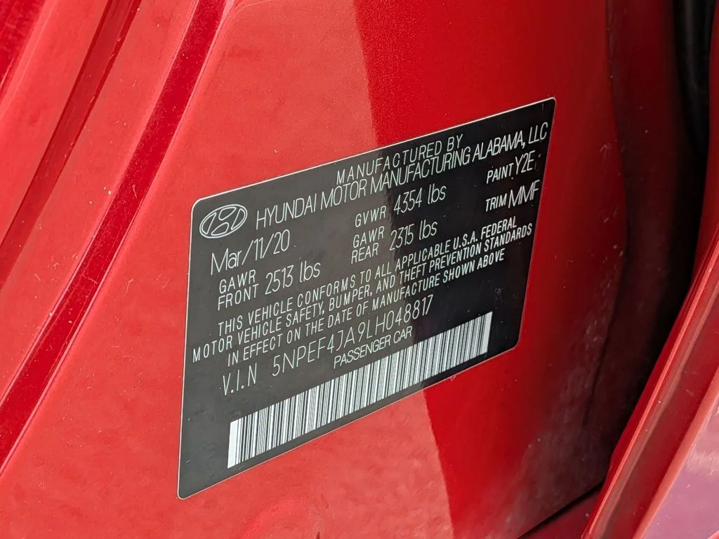 Used 2020 Red Hyundai SEL image 31