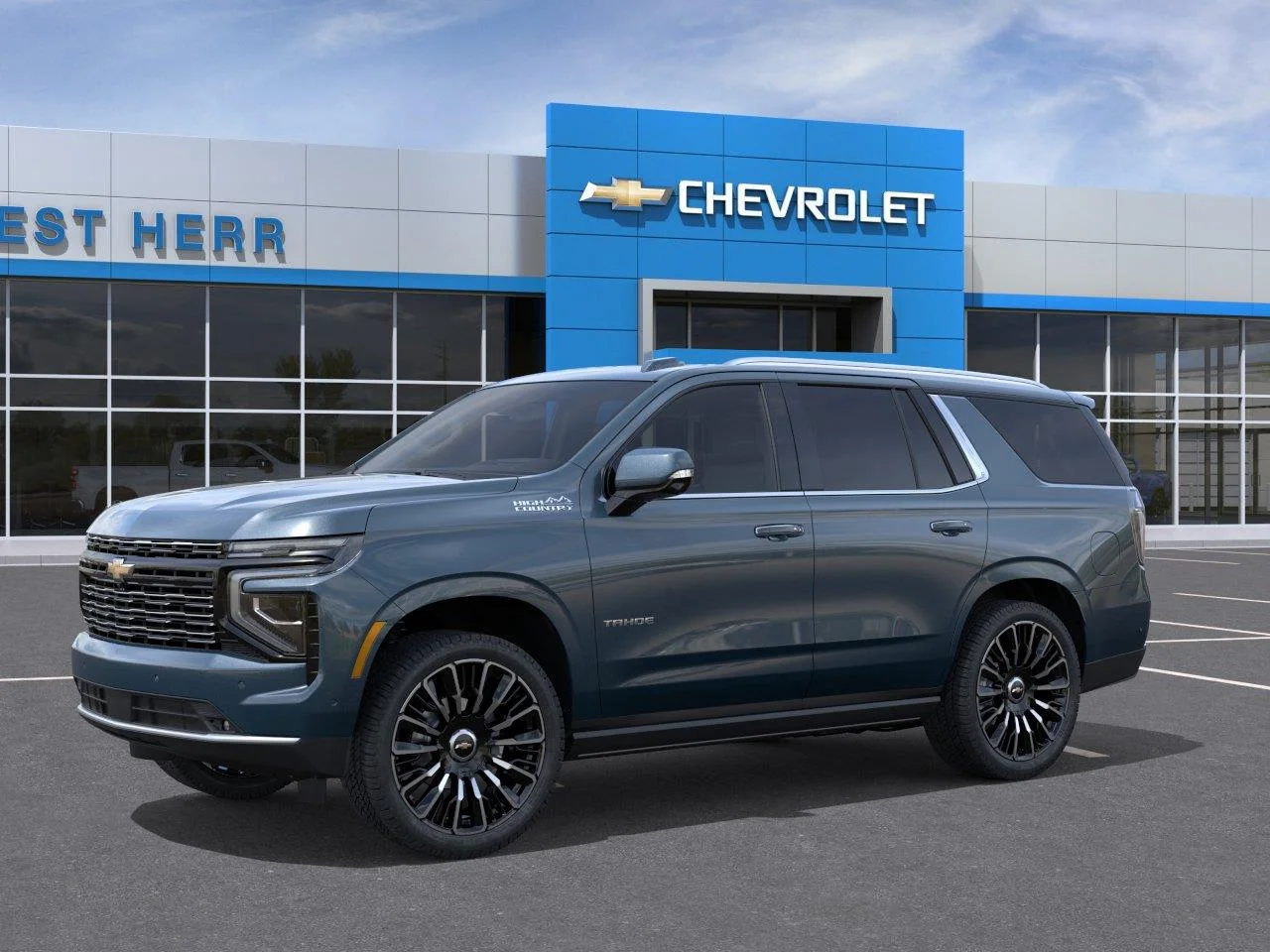 New 2026 Lakeshore Blue Metallic Chevrolet High Country image 2