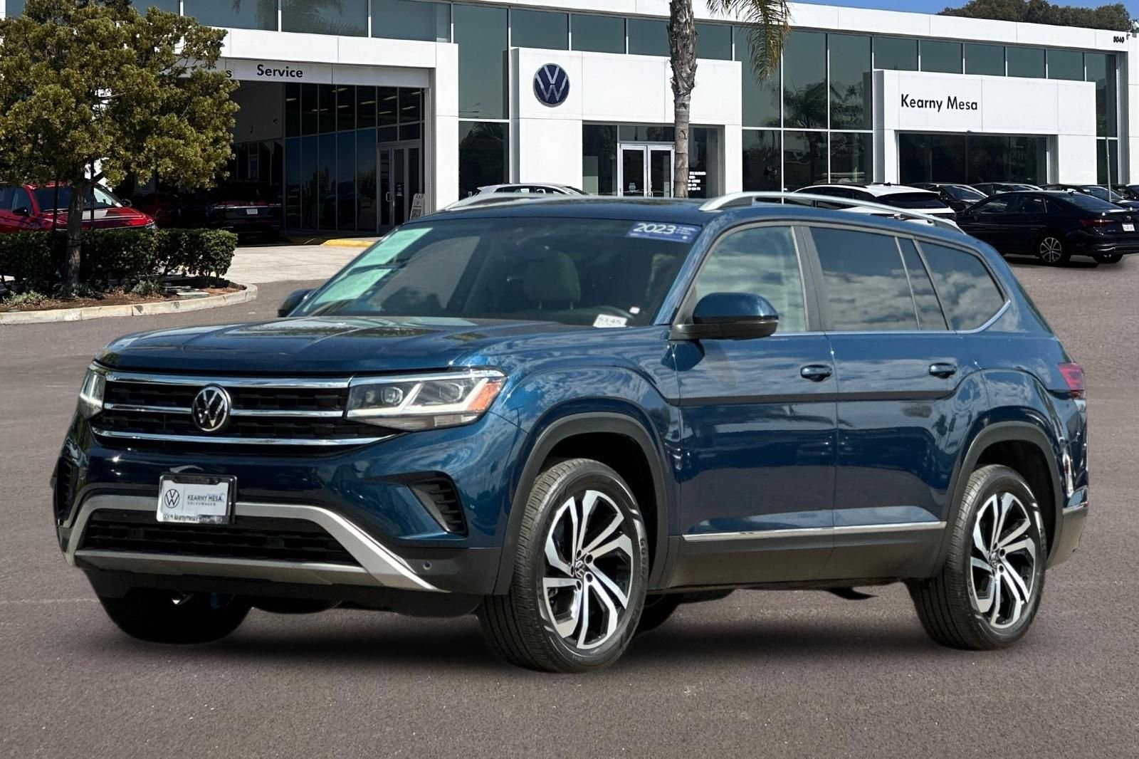 Certified Used 2023 Blue Metallic Volkswagen SEL image 8