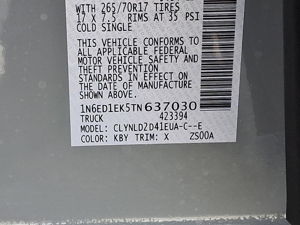 New 2026 Gray Nissan PRO-4X image 18