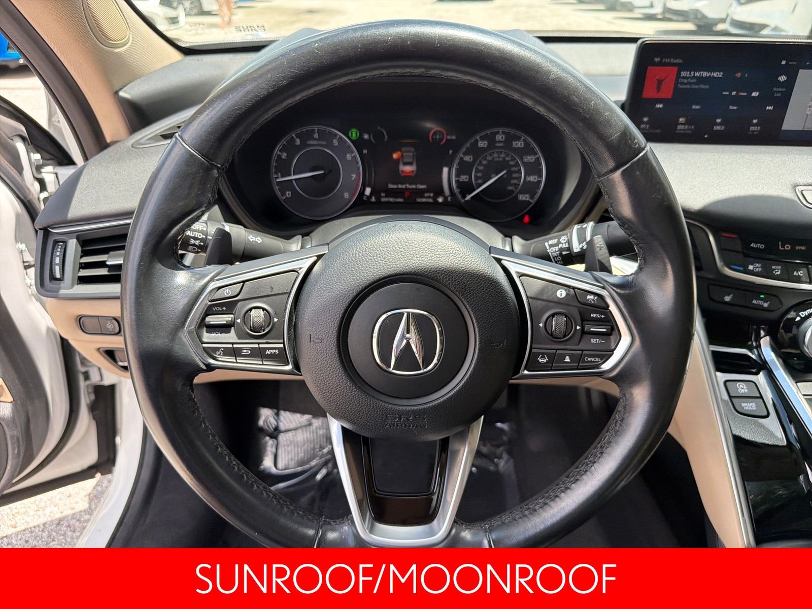 Used 2021 Platinum White Pearl Acura Technology Package image 14