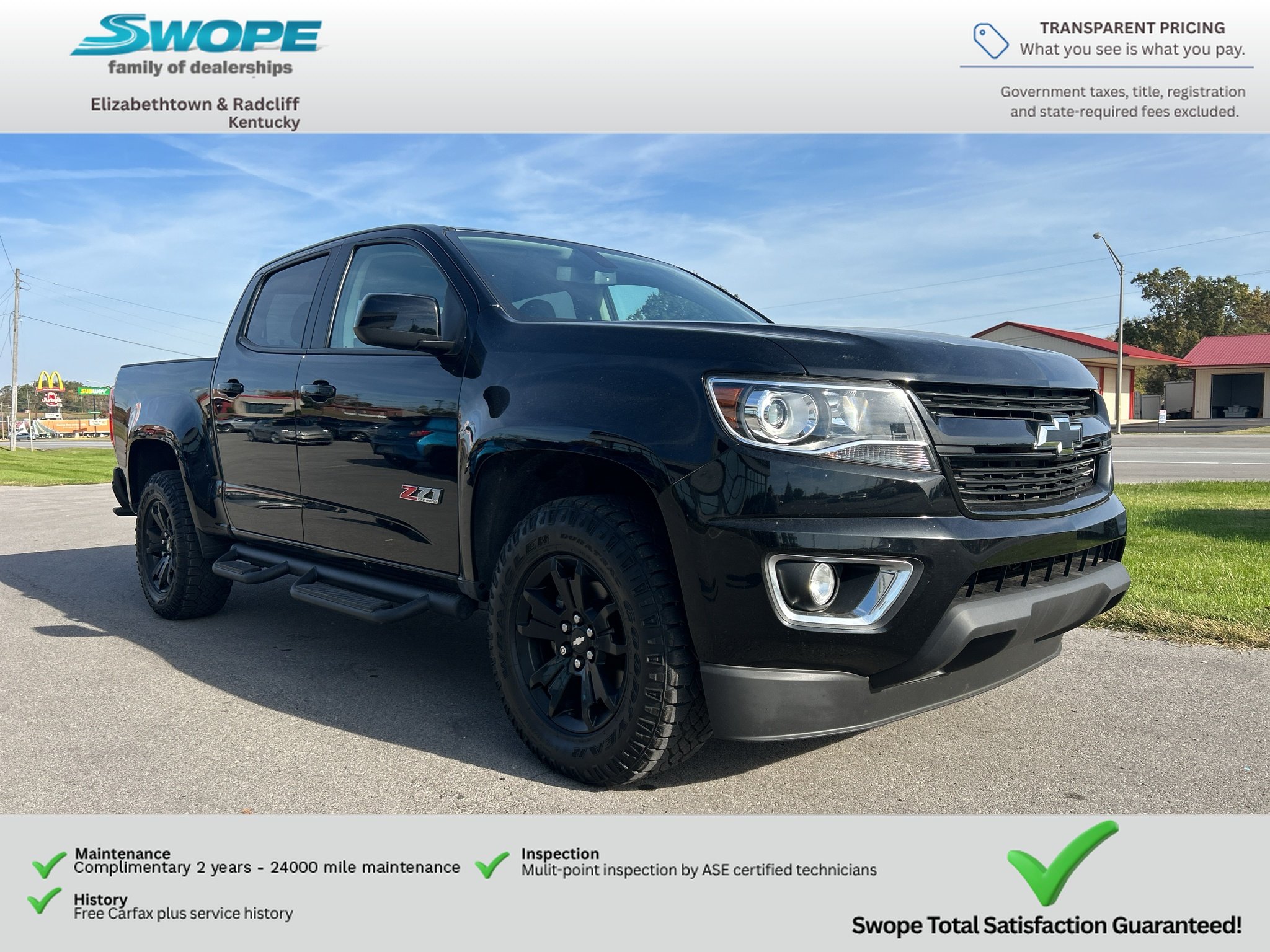 Used 2020 BLACK Chevrolet 4WD Z71 image 1