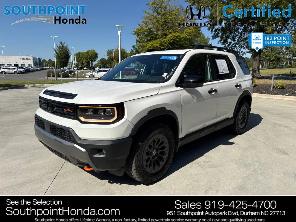 Certified Used 2026 Platinum White Pearl Honda TrailSport image 3