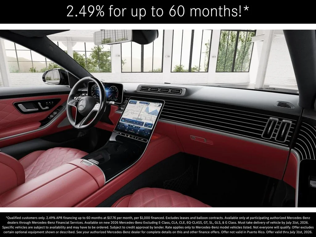 New 2026 Obsidian Black Metallic Mercedes-Benz S 580 image 6