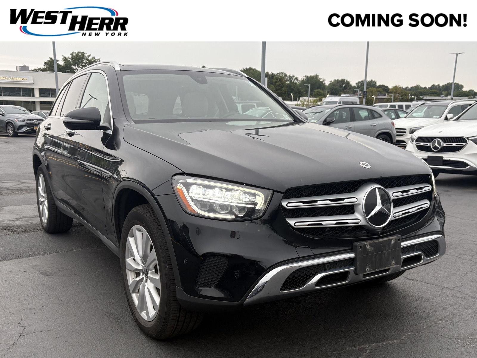 Used 2021 Black Mercedes-Benz GLC 300 image 1