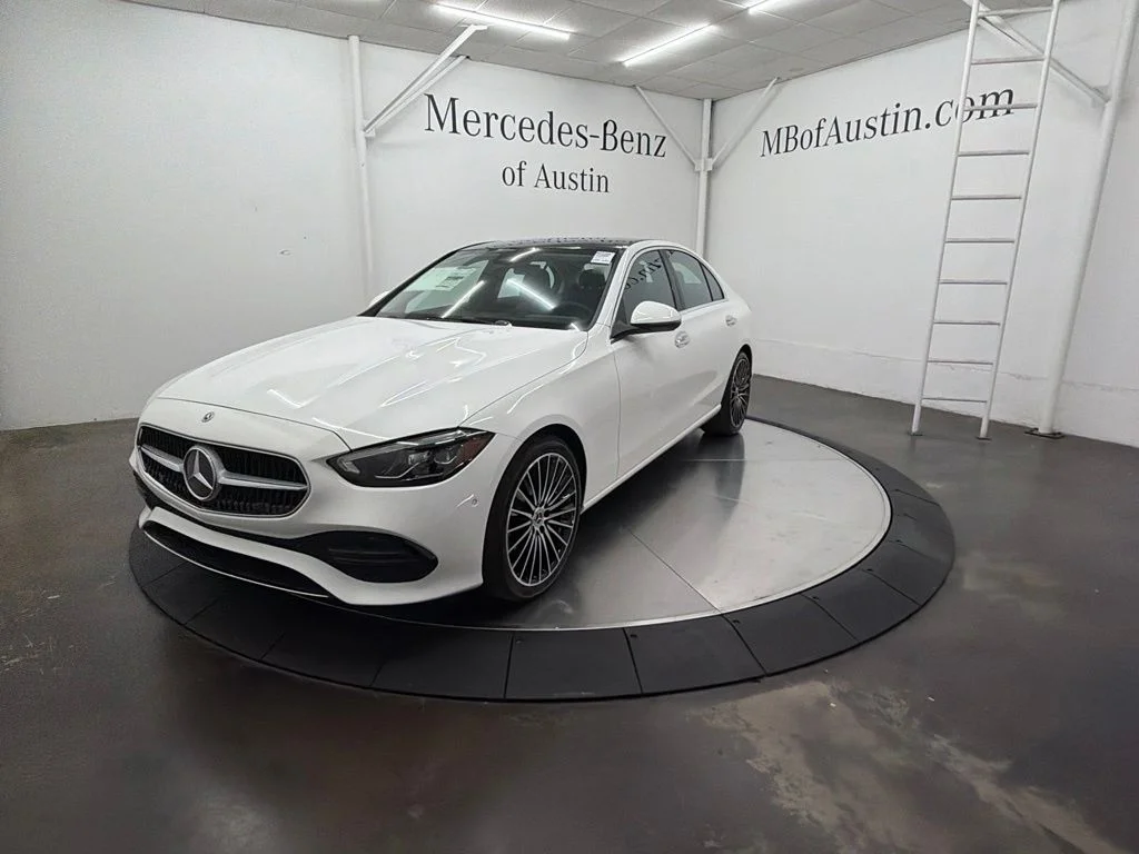 New 2026 White Mercedes-Benz C 300 image 3