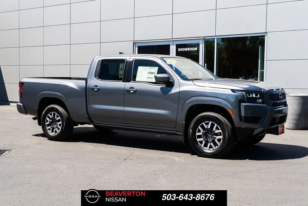New 2026 Gun Metallic Nissan Crew Cab SV Long Bed image 1