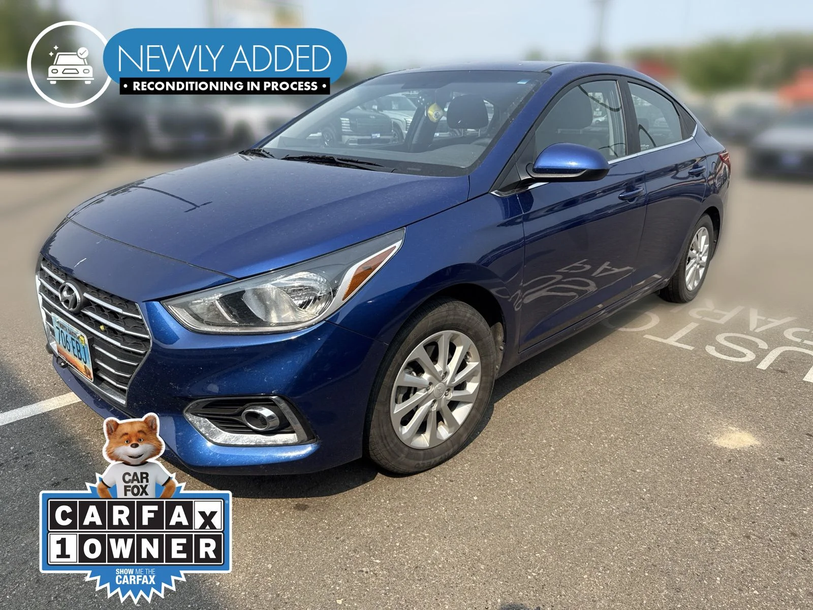 Used 2022 Blue Hyundai SEL image 1