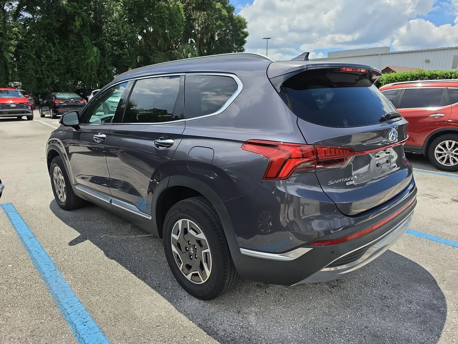 Used 2022 Blue Hyundai Blue image 6