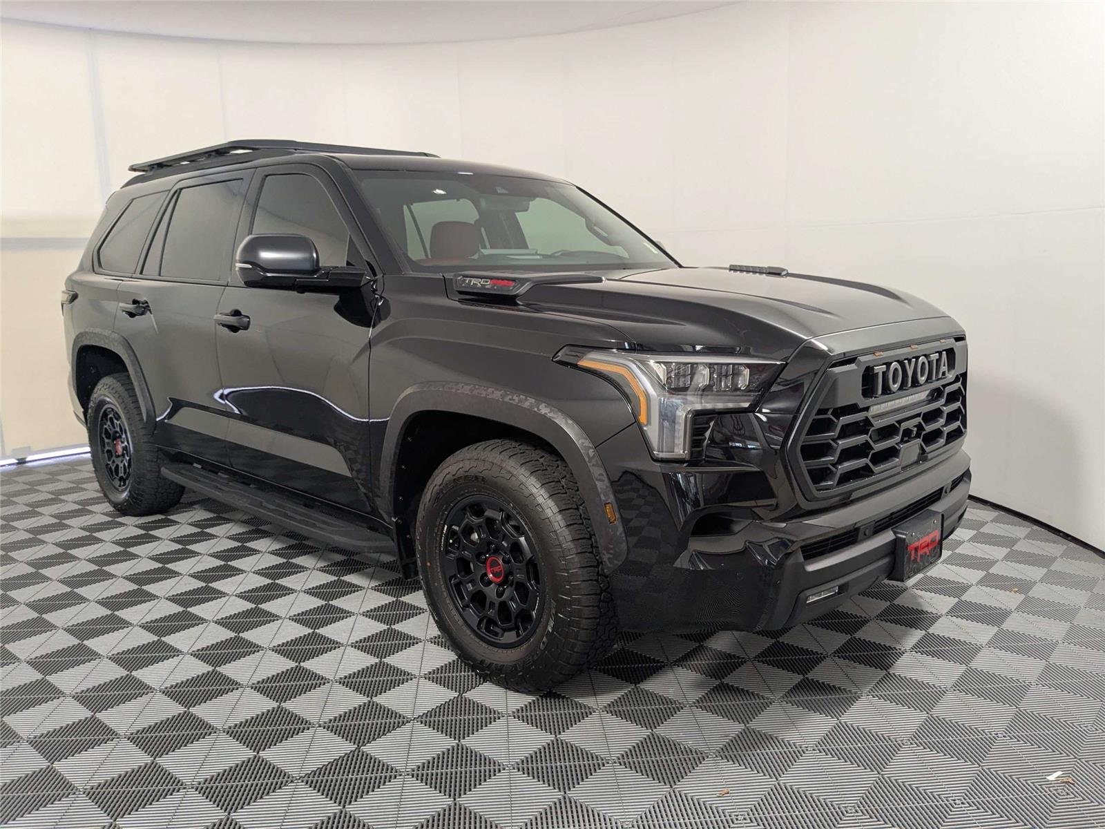 Certified Used 2025 Midnight Black Metallic Toyota TRD Pro image 4