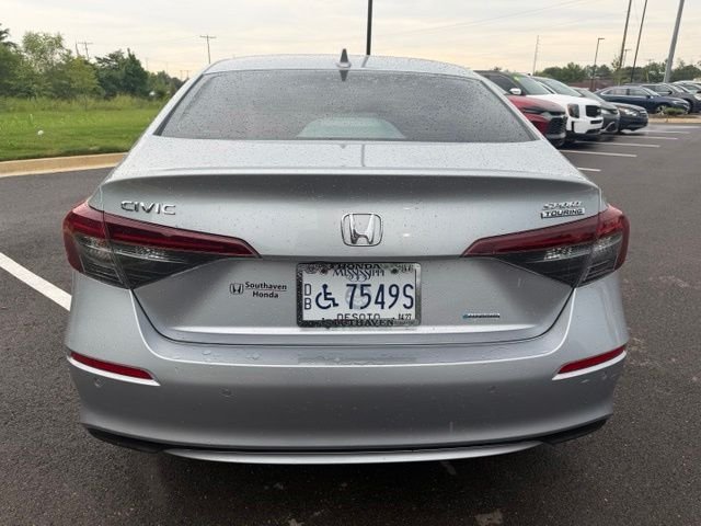 Certified Used 2025 Solar Silver Metallic Honda 4D HYBRID SPORT TOURING image 8