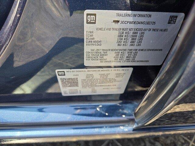 Used 2022 Northsky Blue Metallic Chevrolet RST image 32