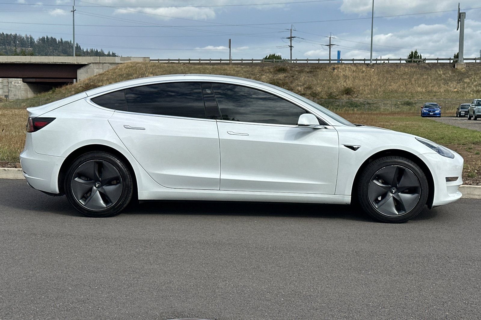 Used 2019 Tesla Model 3 Base with VIN 5YJ3E1EA0KF485038 for sale in Eugene, OR