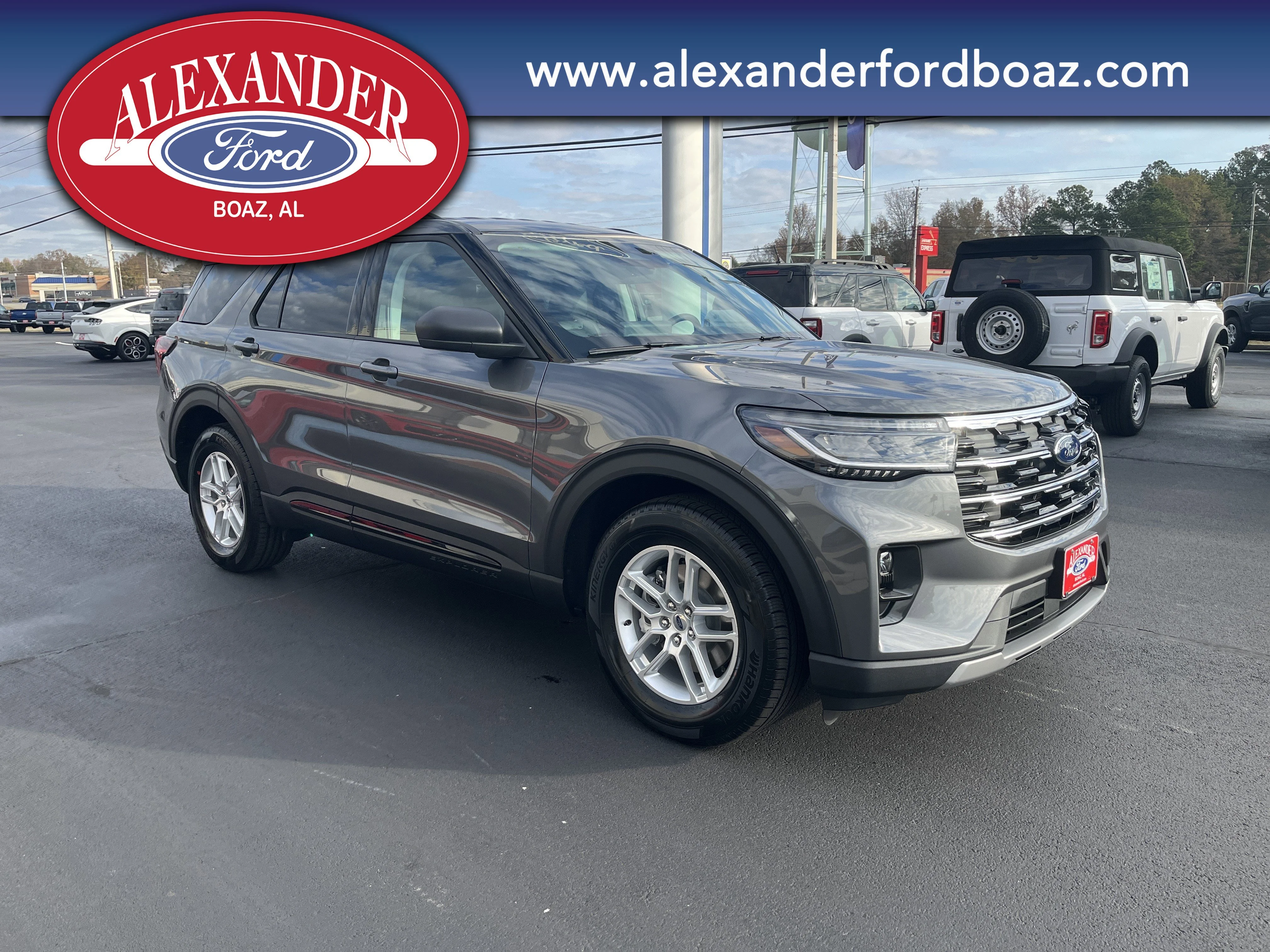 New 2026 Carbonized Gray Metallic Ford Active image 3
