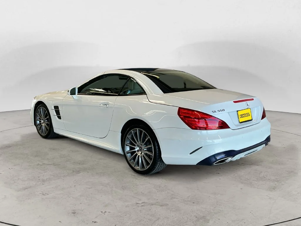 Used 2019 White Mercedes-Benz SL 550 image 11